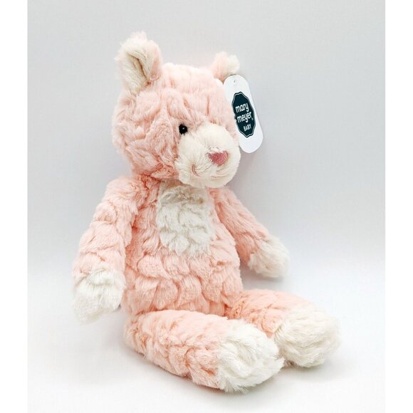 MARY MEYER Putty Nursery Soft Plush Toy Pink Kitty Cat 11" NEW - Picture 2 of 5